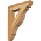 Ekena Millwork Funston Slat Rough Sawn Bracket, Western Red Cedar, 4"W x 22"D x 26"H BKT04X22X26FST06RWR - alternate 1